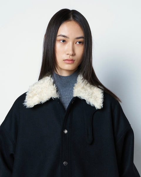 【PRE ORDER】ORSAY - FUR COLLAR VIRGIN WOOL JACKET