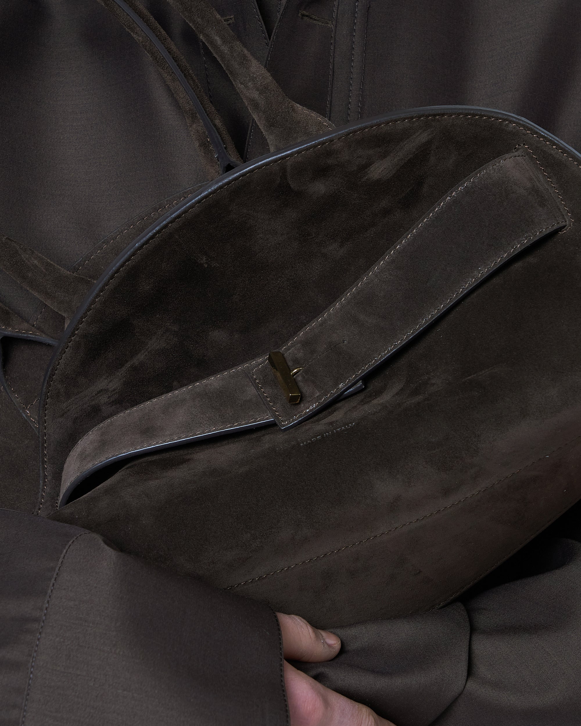 【COMING SOON】PIADINA - SUEDE BELTED SMALL BOSTON