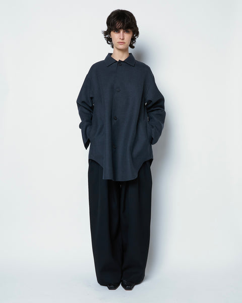 【PRE ORDER】ESMERALDA - DOUBLE FACE WOOL SHIRT JACKET