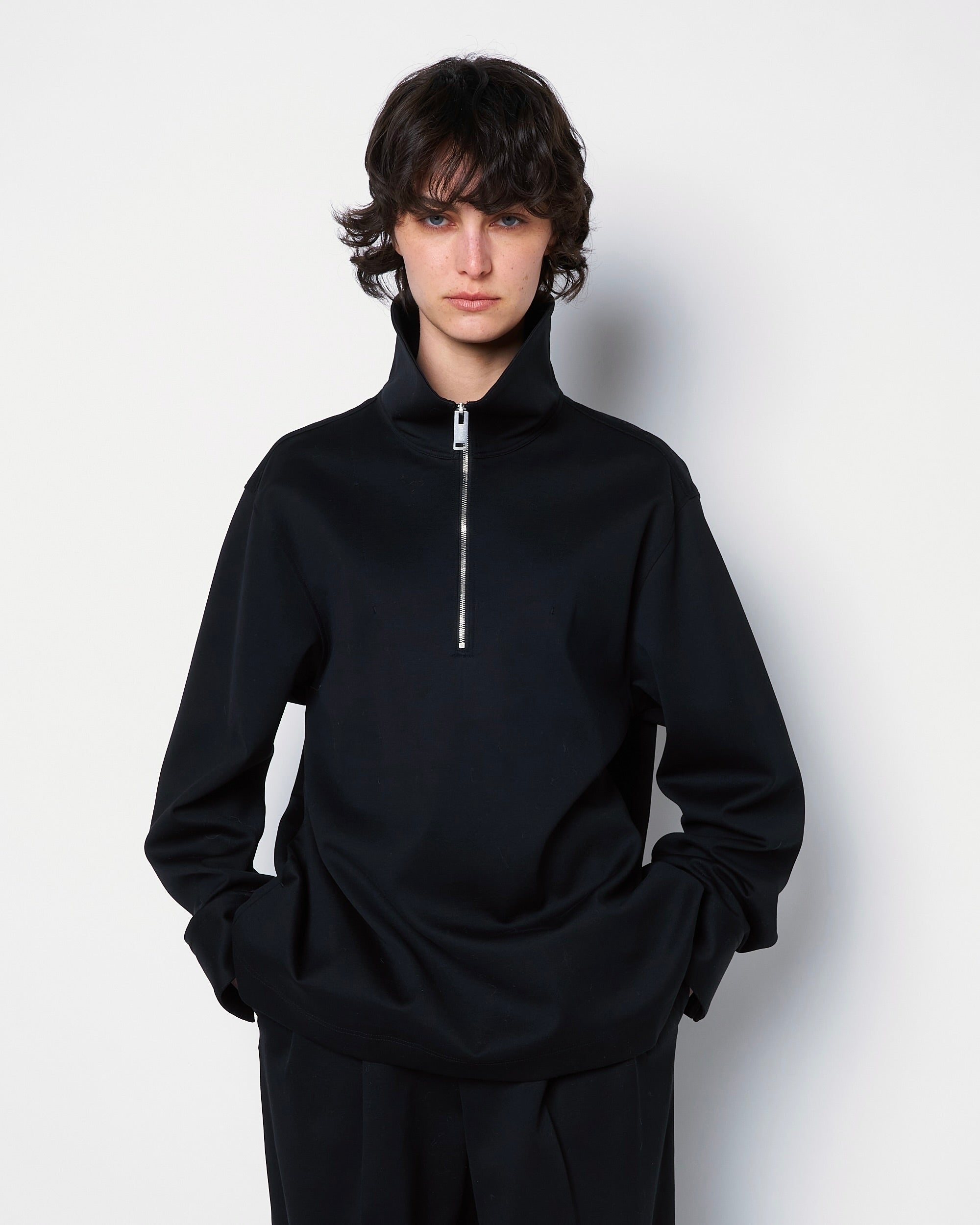 OVID - HALF ZIP COTTON PULLOVER