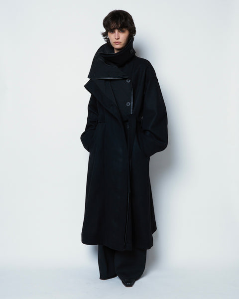 【PRE ORDER】ORELIA - DOUBLE LAYERED VIRGIN WOOL COAT