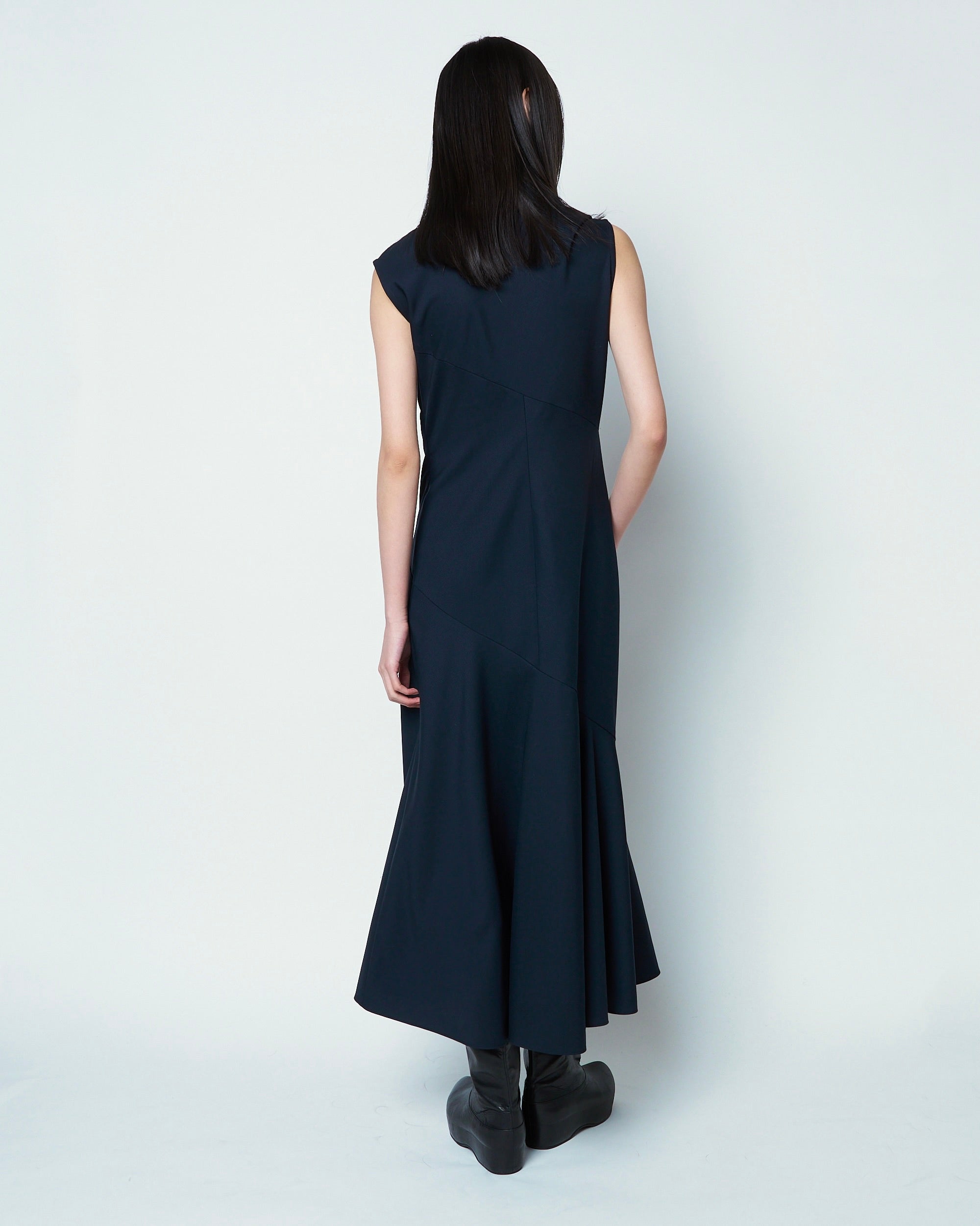 【COMING SOON】OTHILIA - WOOL DRESS WITH BUTTONS