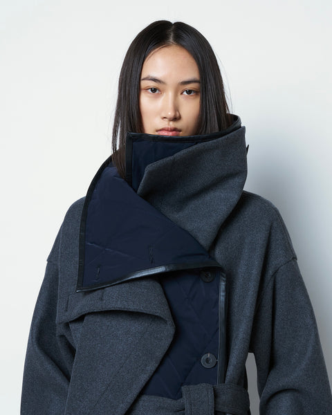 【PRE ORDER】ORELIA - DOUBLE LAYERED VIRGIN WOOL COAT
