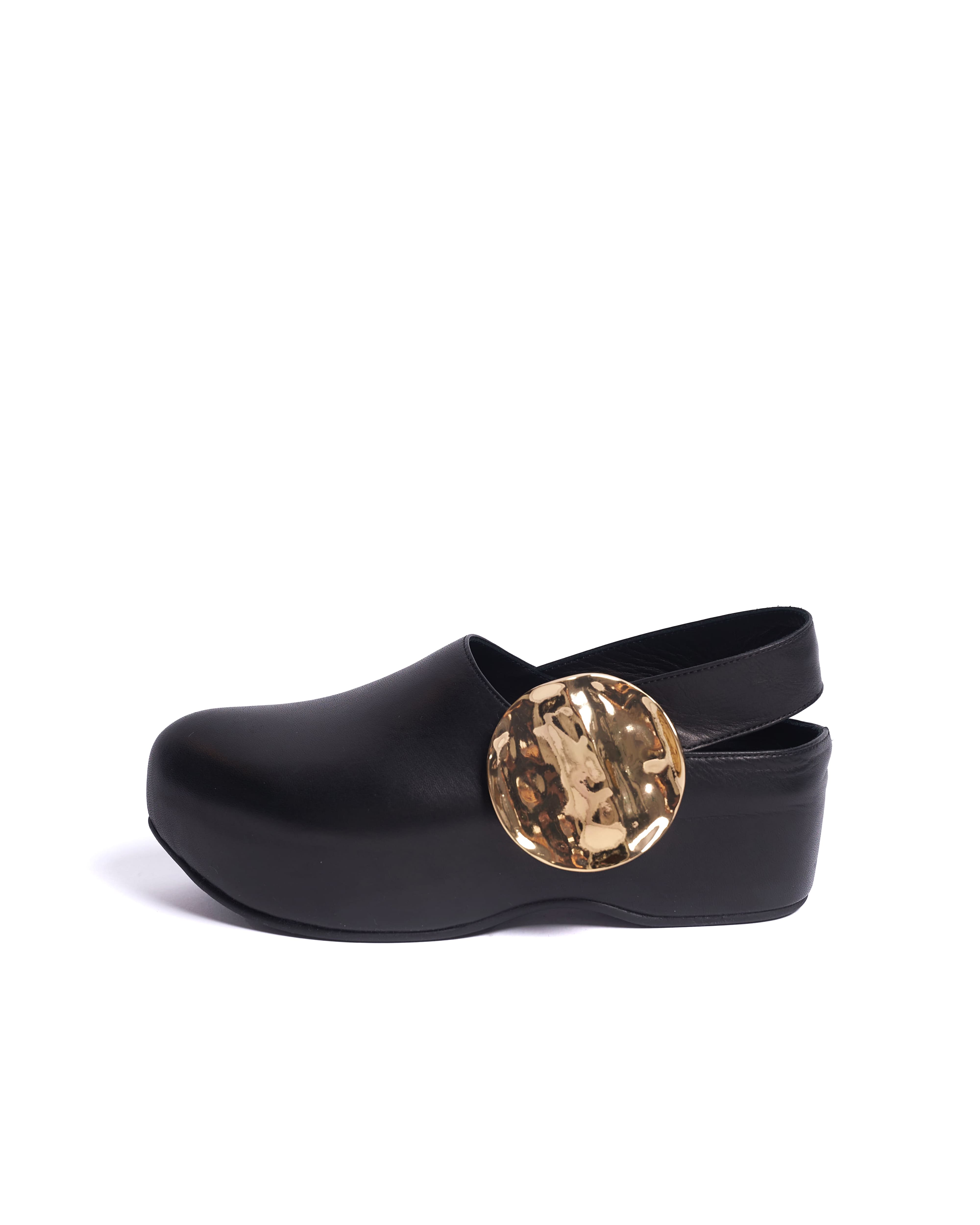 BAUER - ROUND TOE PLATFORM LEATHER SHOES – HARUNOBUMURATA