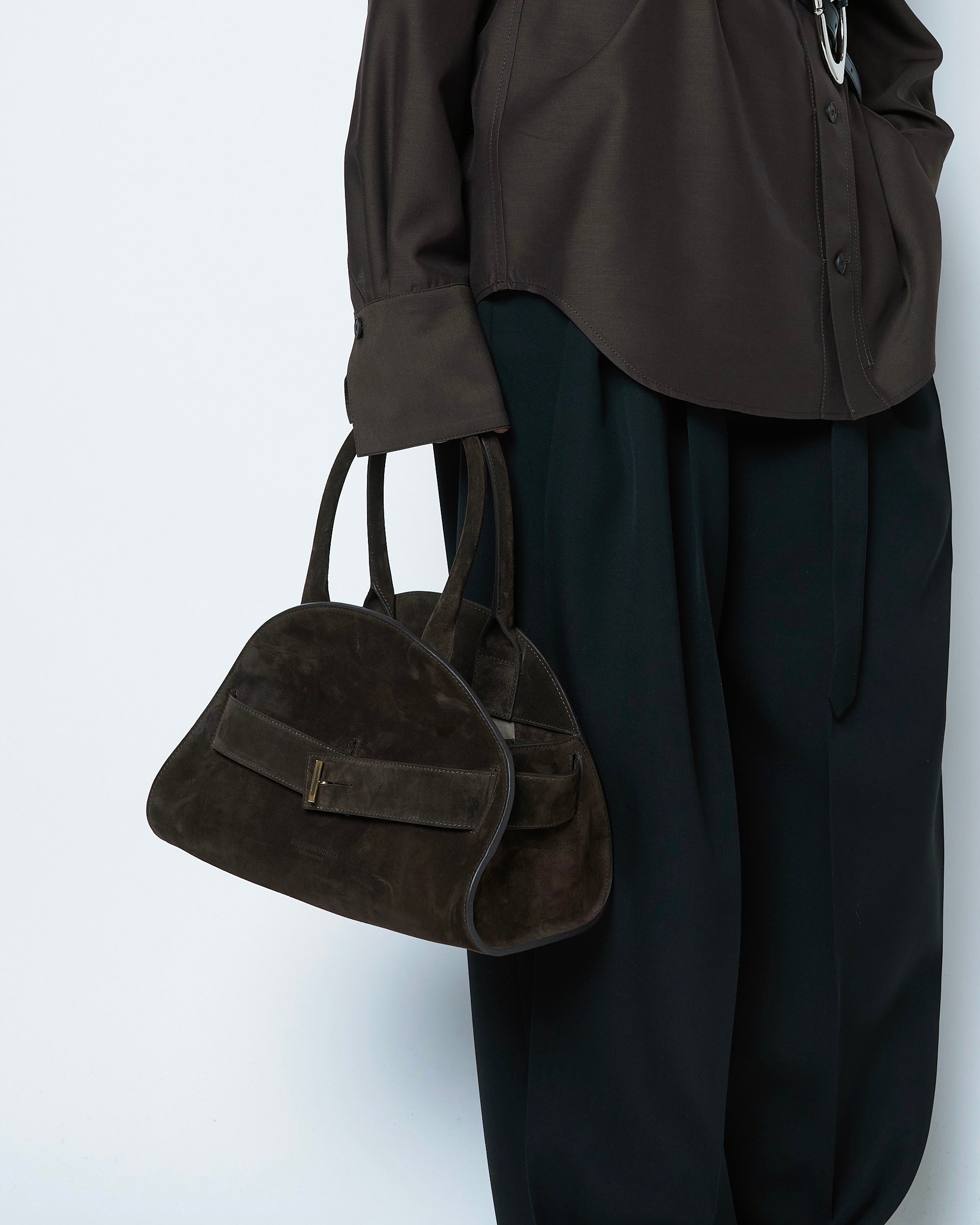 【COMING SOON】PIADINA - SUEDE BELTED SMALL BOSTON