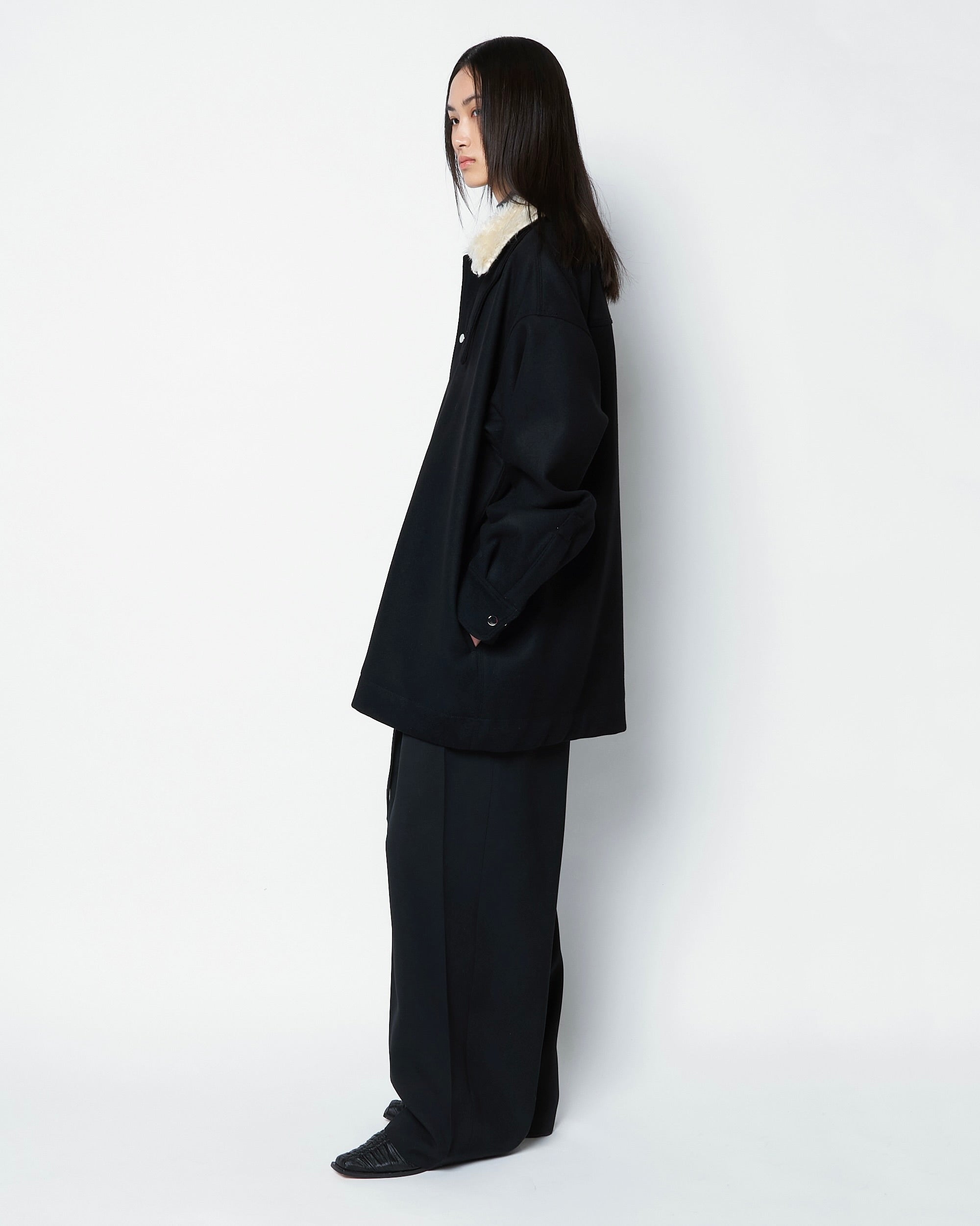 ORSAY - FUR COLLAR VIRGIN WOOL JACKET