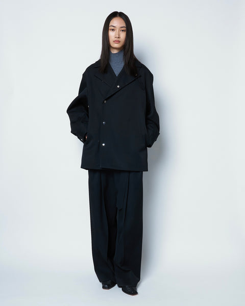 【PRE ORDER】ONDREA - STAND COLLAR WOOL JACKET