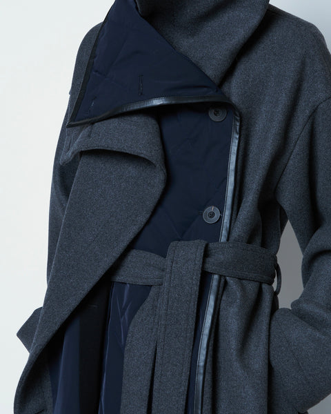 【PRE ORDER】ORELIA - DOUBLE LAYERED VIRGIN WOOL COAT