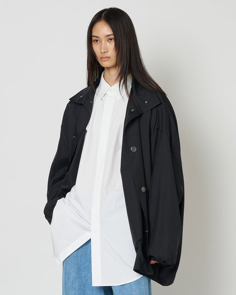 【PRE ORDER】NIMES - SILK NYLON STAND COLLAR JACKET