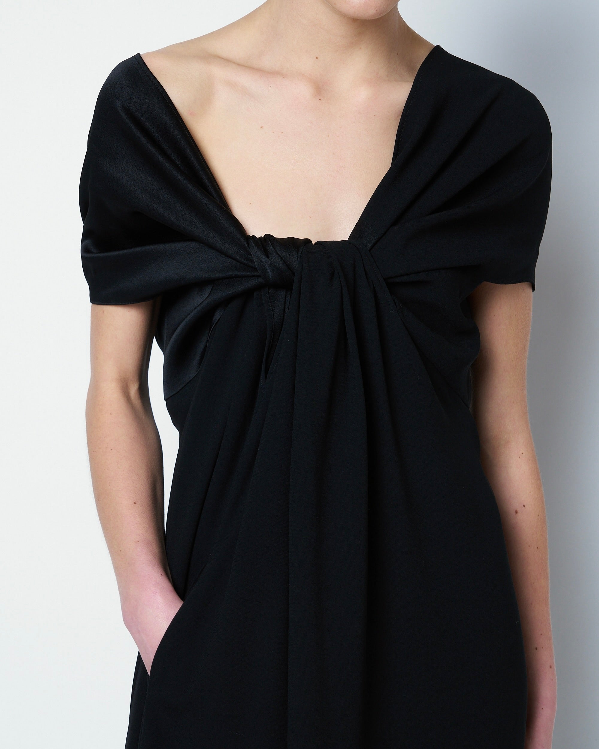 OPUS - DRAPED TRIACETATE DRESS
