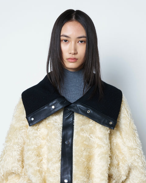 【PRE ORDER】ODELIA - WOOL MOHAIR COLLAR JACKET