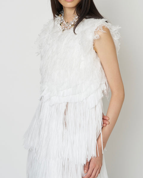 【PRE ORDER】NERIAH - RAFFIA FRINGE DRESS