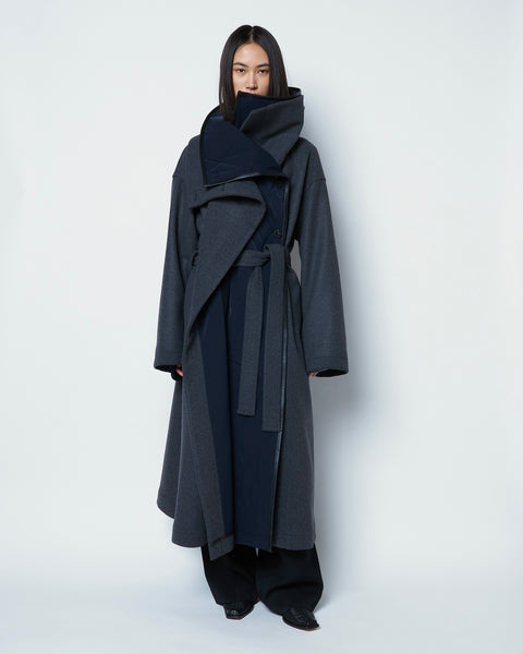 【PRE ORDER】ORELIA - DOUBLE LAYERED VIRGIN WOOL COAT