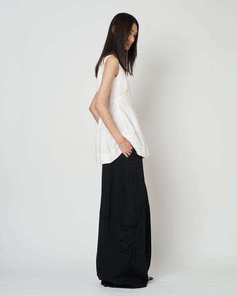 【PRE ORDER】NICE - ROUND NECK PEPLUM TOP
