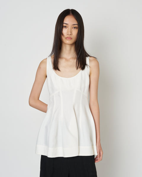 【PRE ORDER】NICE - ROUND NECK PEPLUM TOP