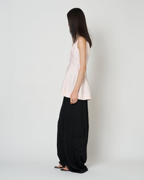 【PRE ORDER】NICE - ROUND NECK PEPLUM TOP