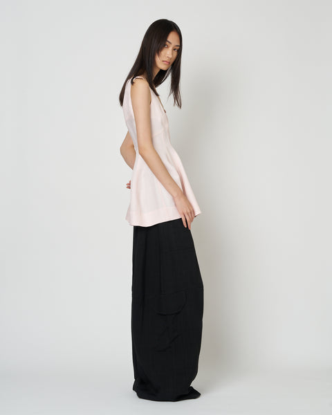 【PRE ORDER】NICE - ROUND NECK PEPLUM TOP