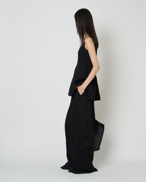 【PRE ORDER】NICE - ROUND NECK PEPLUM TOP