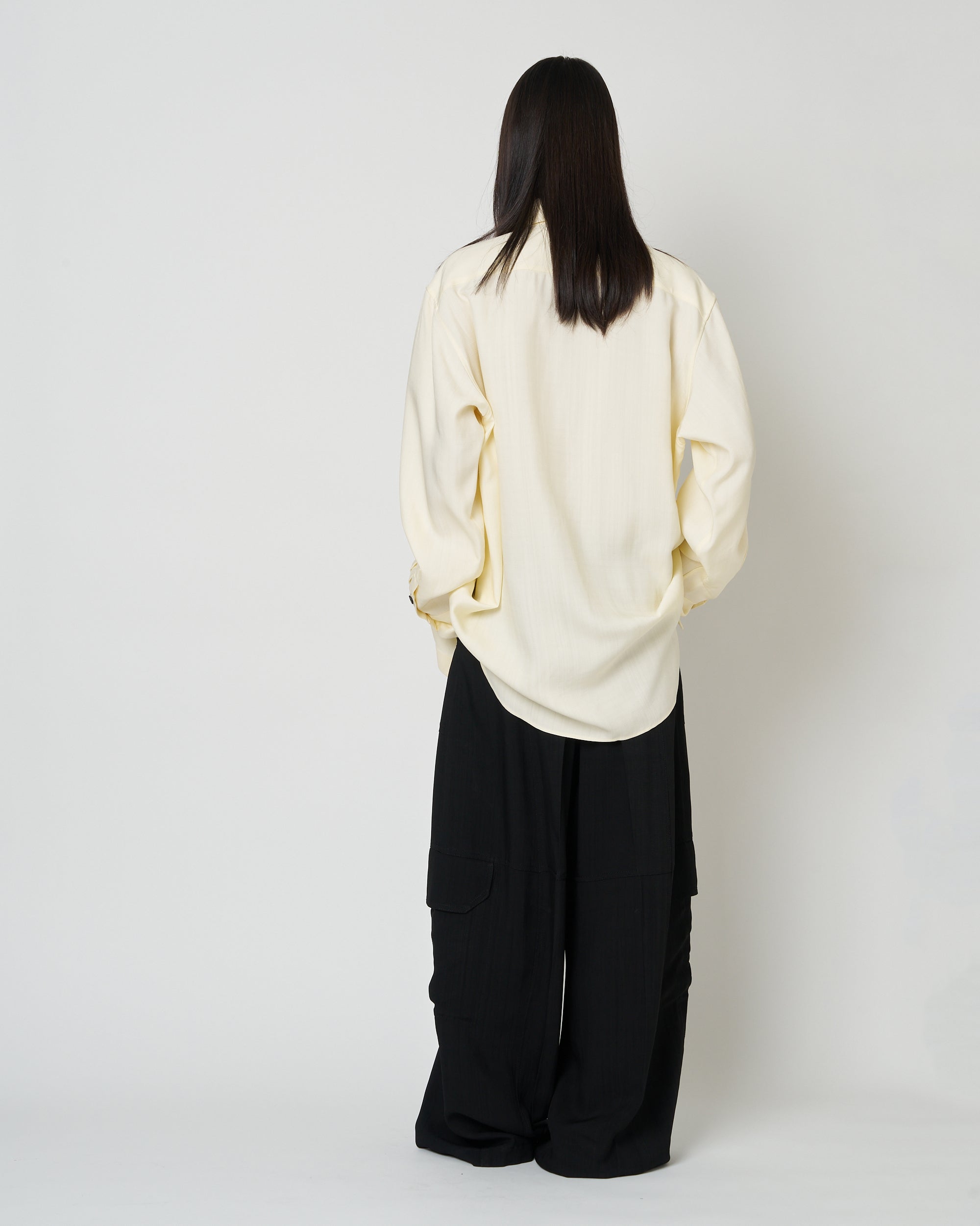 【PRE ORDER】NAVIA - REMOVABLE COLLAR VISCOSE SHIRT