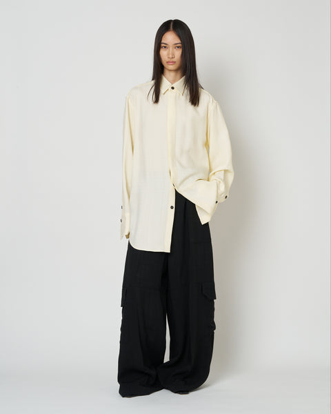 【PRE ORDER】NAVIA - REMOVABLE COLLAR VISCOSE SHIRT