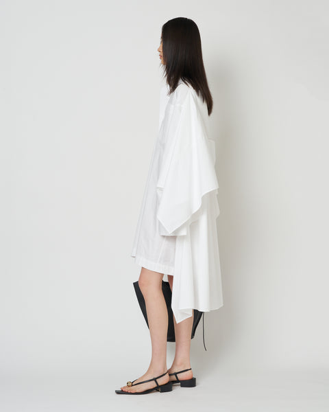 【PRE ORDER】NERIS - MULTI-WAY OVERSIZE COTTON SHIRT