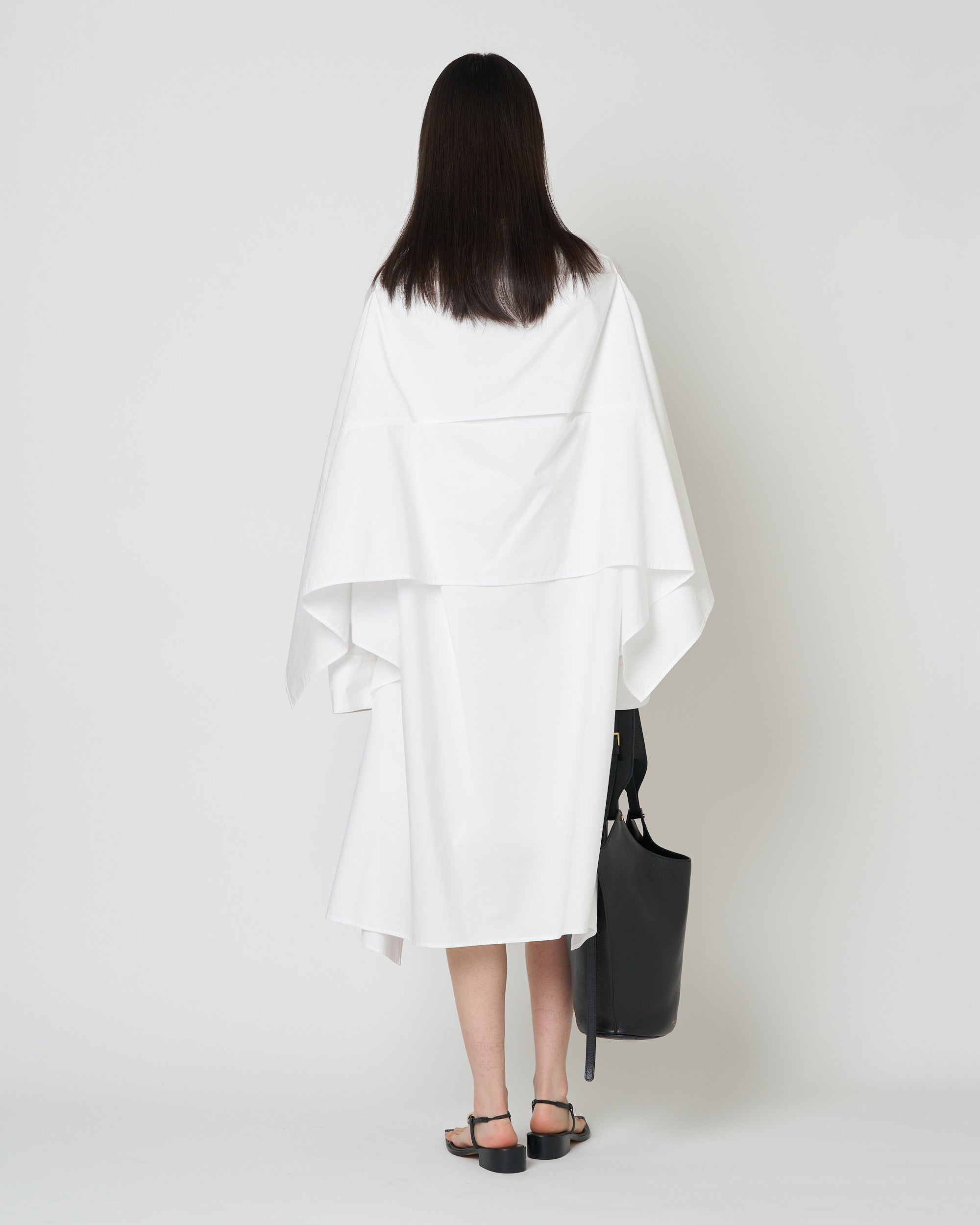 【PRE ORDER】NERIS - MULTI-WAY OVERSIZE COTTON SHIRT
