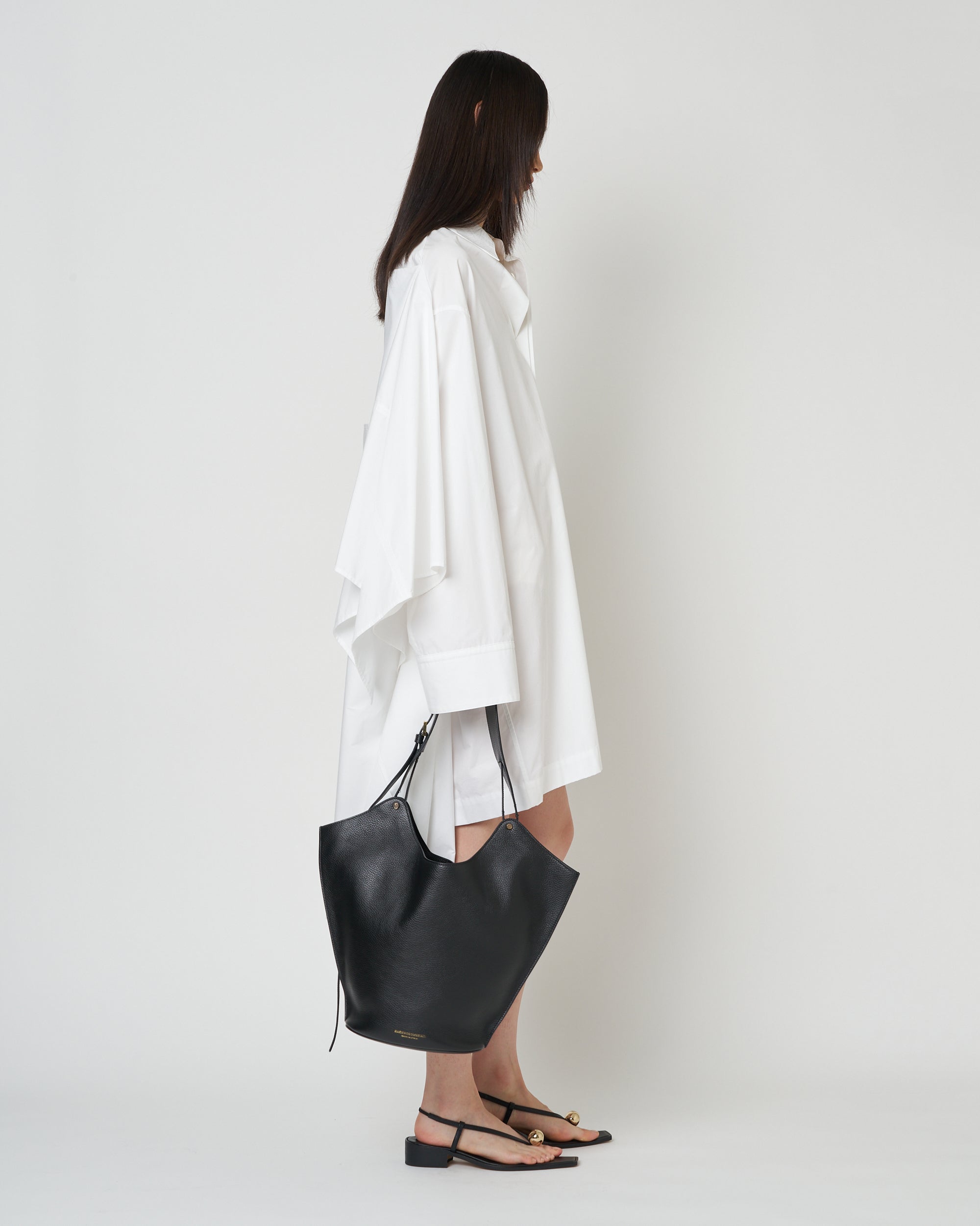 【PRE ORDER】NERIS - MULTI-WAY OVERSIZE COTTON SHIRT