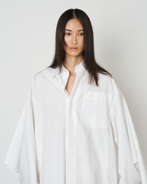 【PRE ORDER】NERIS - MULTI-WAY OVERSIZE COTTON SHIRT