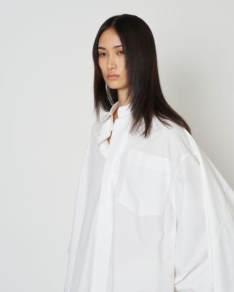 【PRE ORDER】NERIS - MULTI-WAY OVERSIZE COTTON SHIRT