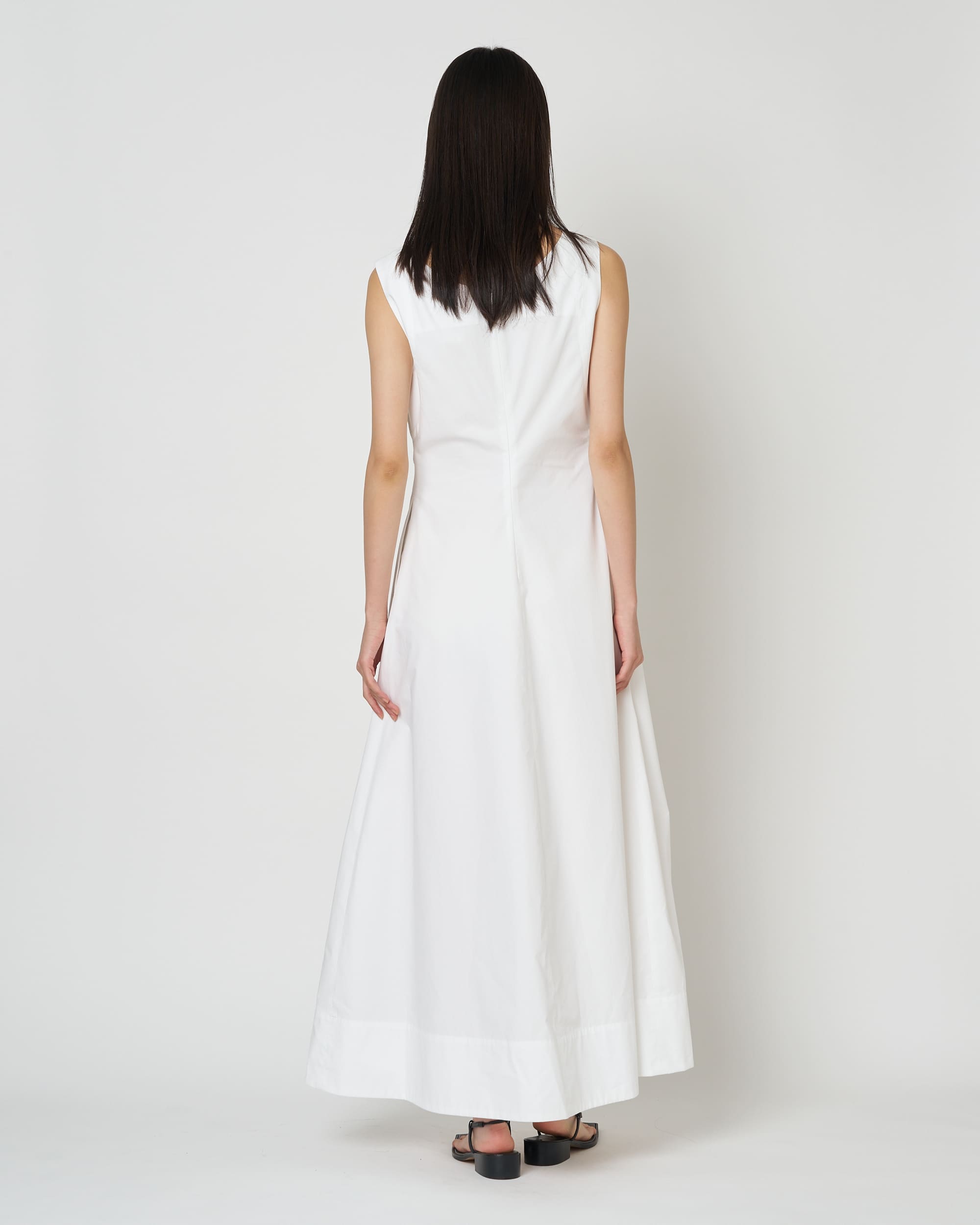 NOLIS - SCARF DETAIL FLARED DRESS