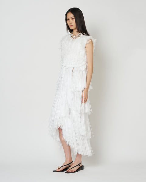 【PRE ORDER】NERIAH - RAFFIA FRINGE DRESS