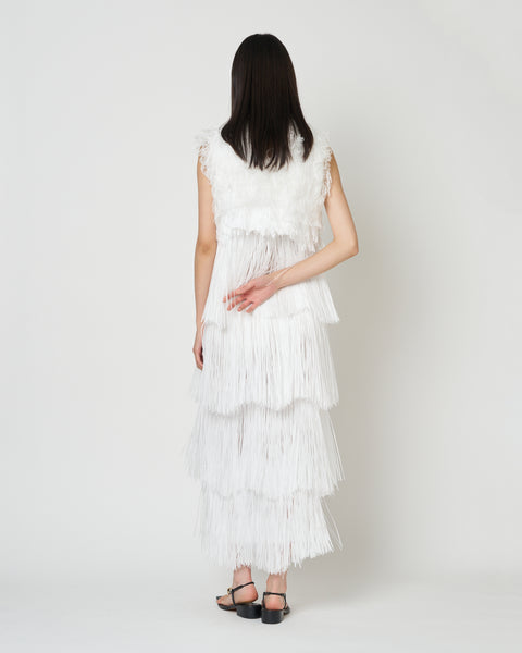 【PRE ORDER】NERIAH - RAFFIA FRINGE DRESS
