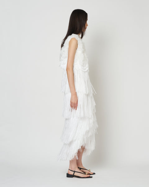 【PRE ORDER】NERIAH - RAFFIA FRINGE DRESS