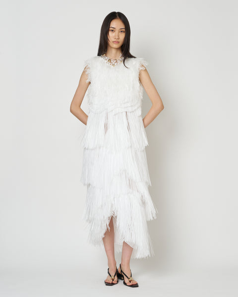 【PRE ORDER】NERIAH - RAFFIA FRINGE DRESS