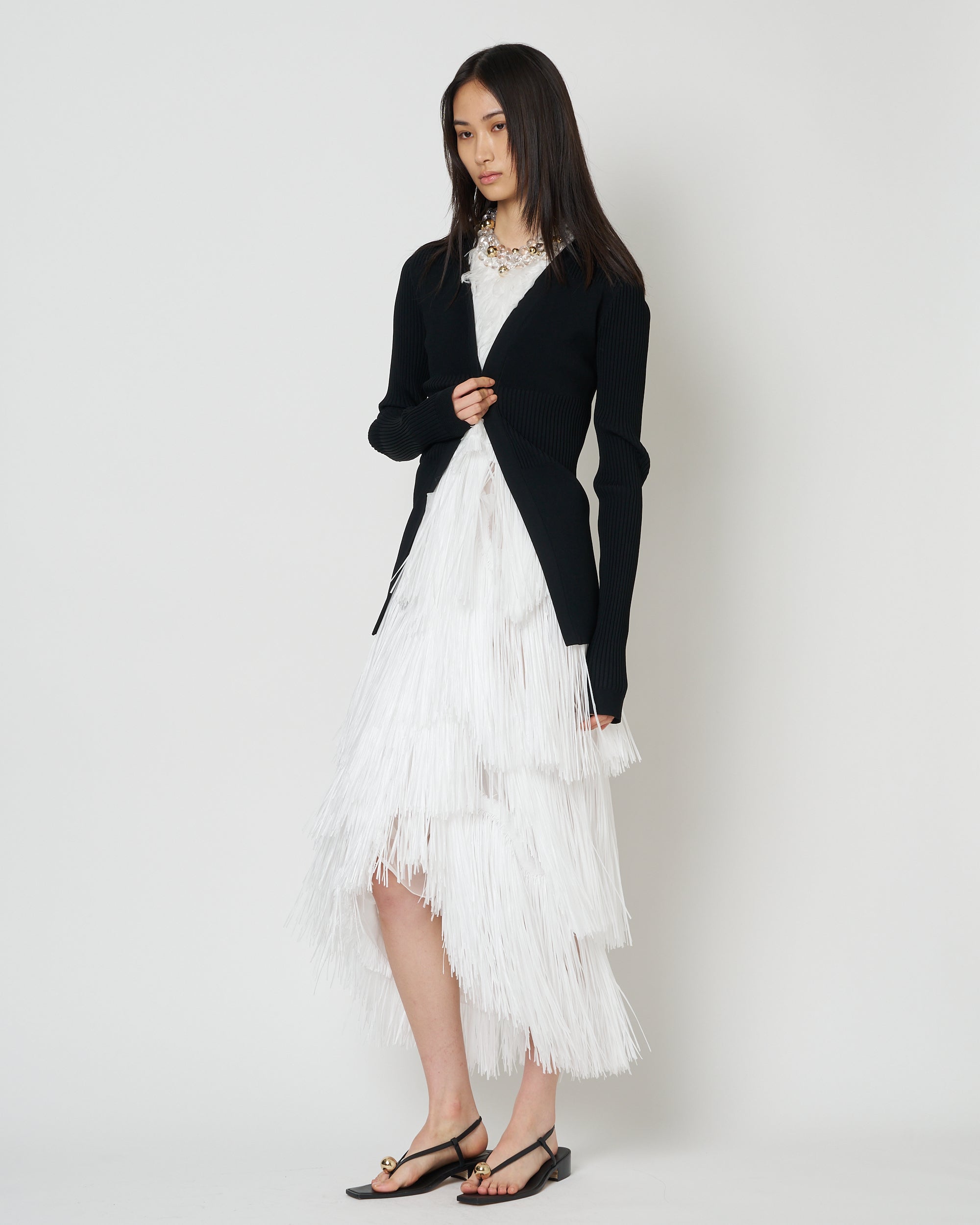 【PRE ORDER】NORELLA - KNIT COLLAR CARDIGAN