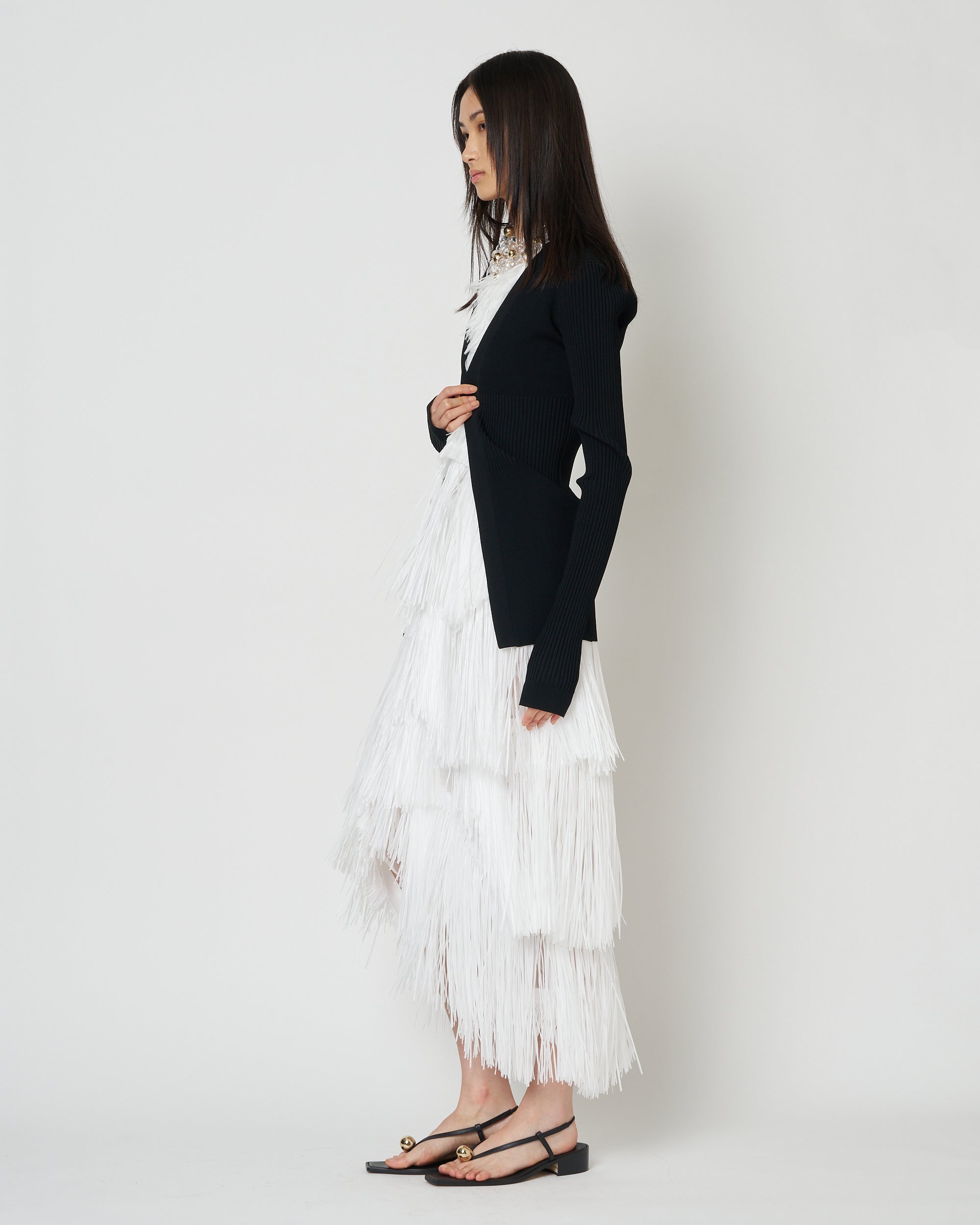 【PRE ORDER】NORELLA - KNIT COLLAR CARDIGAN