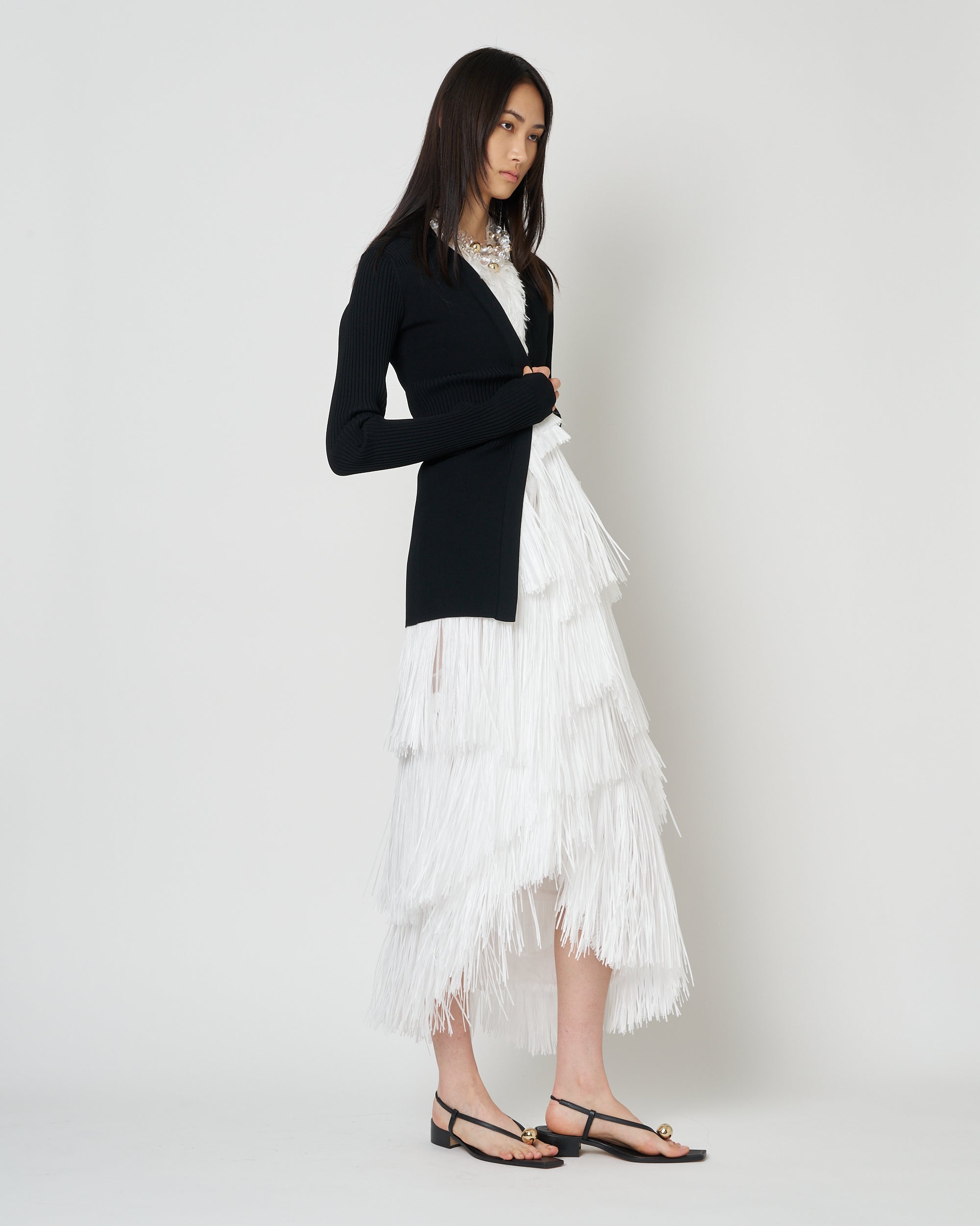【PRE ORDER】NORELLA - KNIT COLLAR CARDIGAN