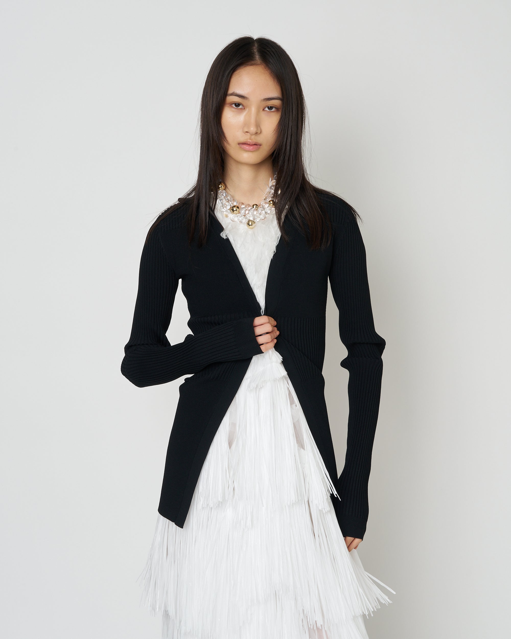 【PRE ORDER】NORELLA - KNIT COLLAR CARDIGAN