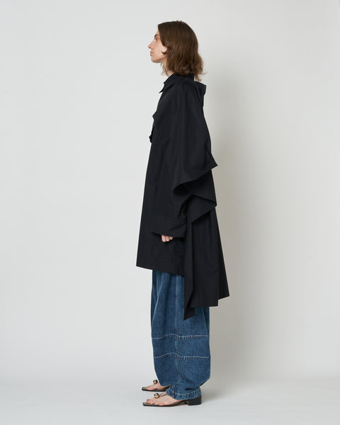 【PRE ORDER】NERIS - MULTI-WAY OVERSIZE COTTON SHIRT