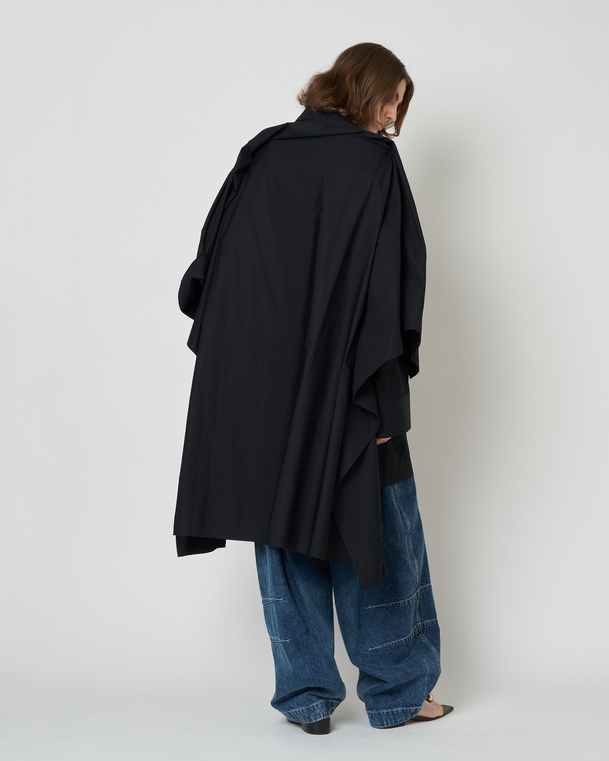 【PRE ORDER】NERIS - MULTI-WAY OVERSIZE COTTON SHIRT
