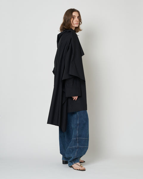 【PRE ORDER】NERIS - MULTI-WAY OVERSIZE COTTON SHIRT