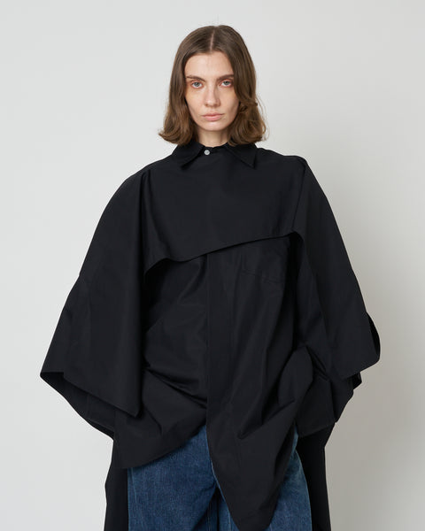 【PRE ORDER】NERIS - MULTI-WAY OVERSIZE COTTON SHIRT