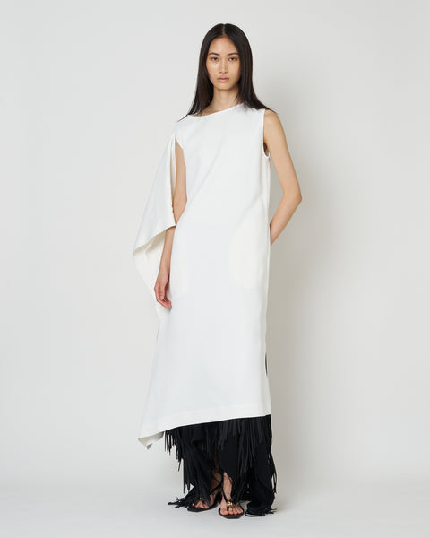 【PRE ORDER】NAXOS - ASYMMETRY DRAPED DRESS