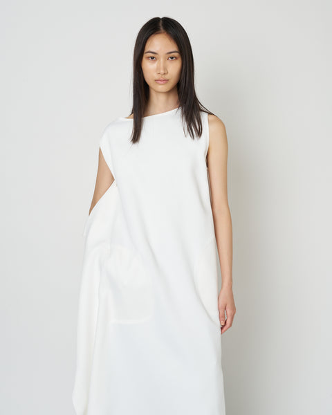 【PRE ORDER】NAXOS - ASYMMETRY DRAPED DRESS