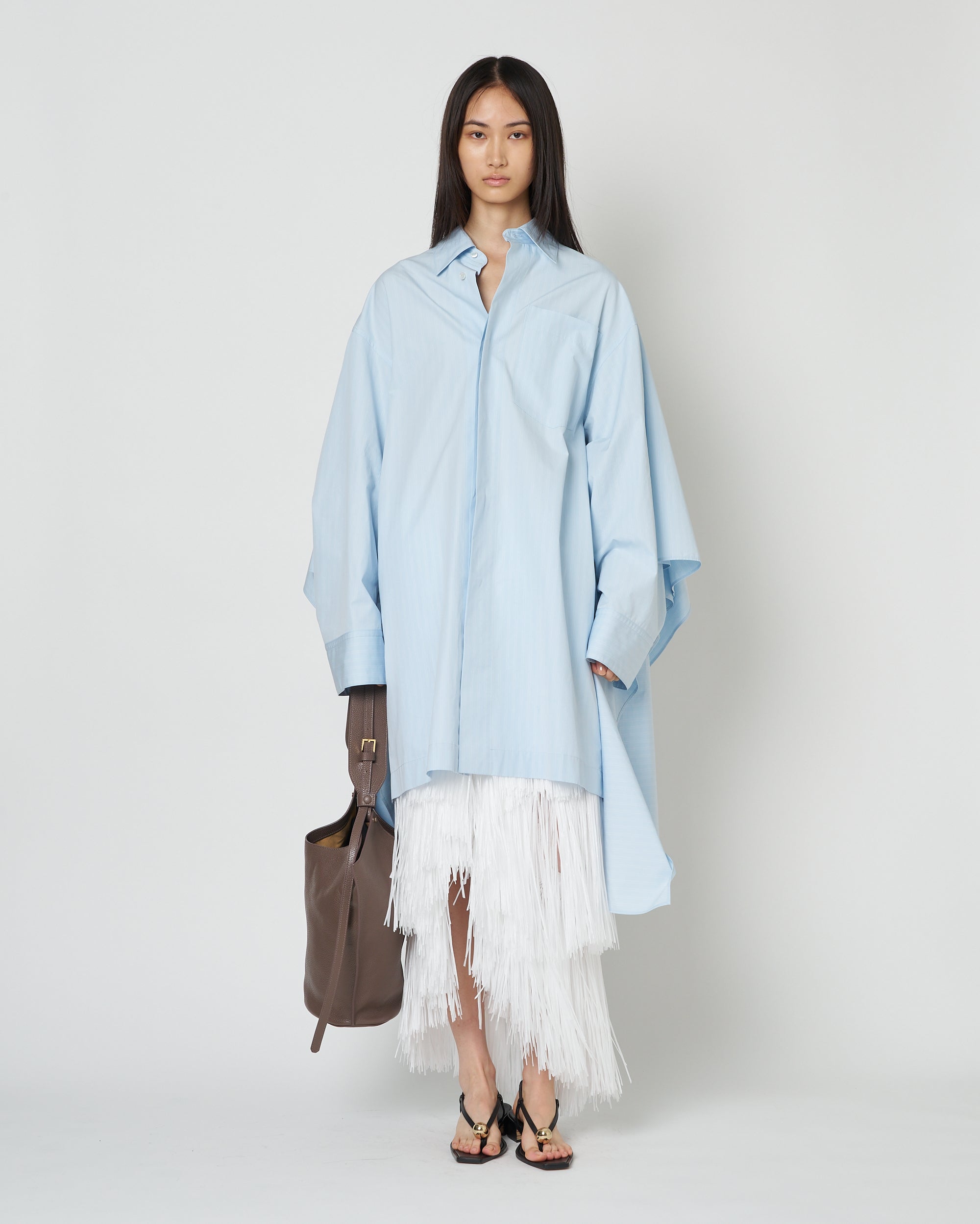 【PRE ORDER】NERIS - MULTI-WAY OVERSIZE STRIPE SHIRT