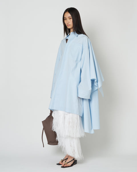 【PRE ORDER】NERIS - MULTI-WAY OVERSIZE STRIPE SHIRT