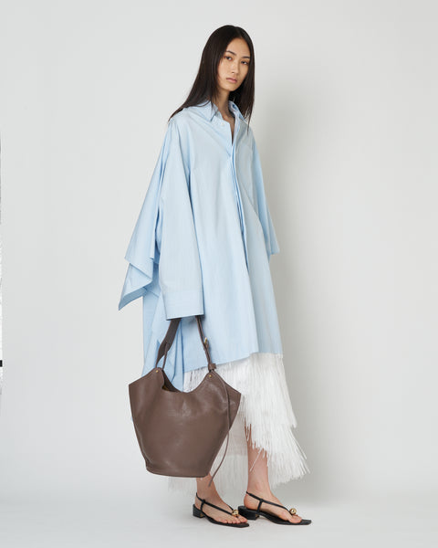 【PRE ORDER】NERIS - MULTI-WAY OVERSIZE STRIPE SHIRT
