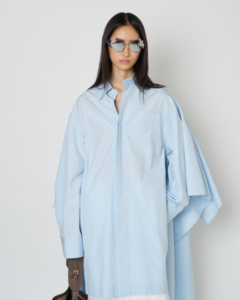 【PRE ORDER】NERIS - MULTI-WAY OVERSIZE STRIPE SHIRT