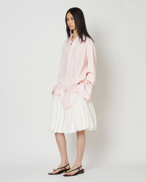 NAVIA - REMOVABLE COLLAR VISCOSE SHIRT