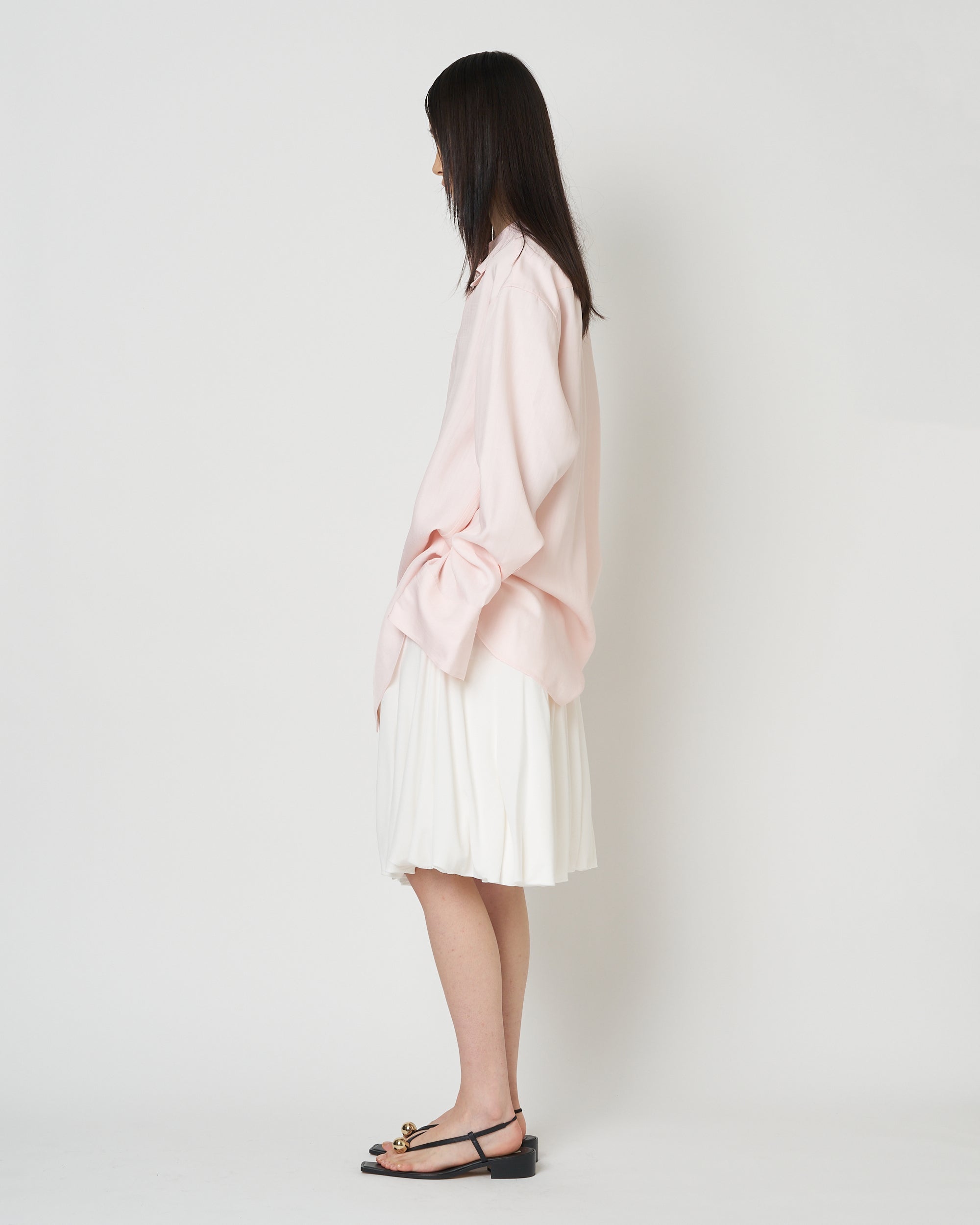 【PRE ORDER】NERIDA - BALOON HEM DRAPING SKIRT